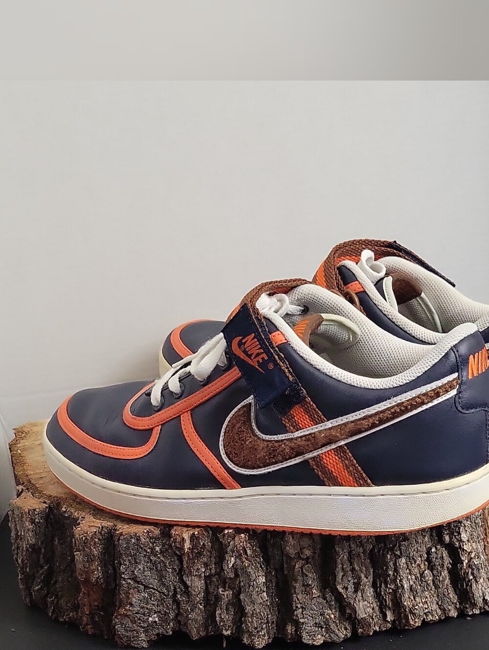 Nike Vandal Low Swoosh Blue Blaze Orange 2007 Size 12 - 312456-481